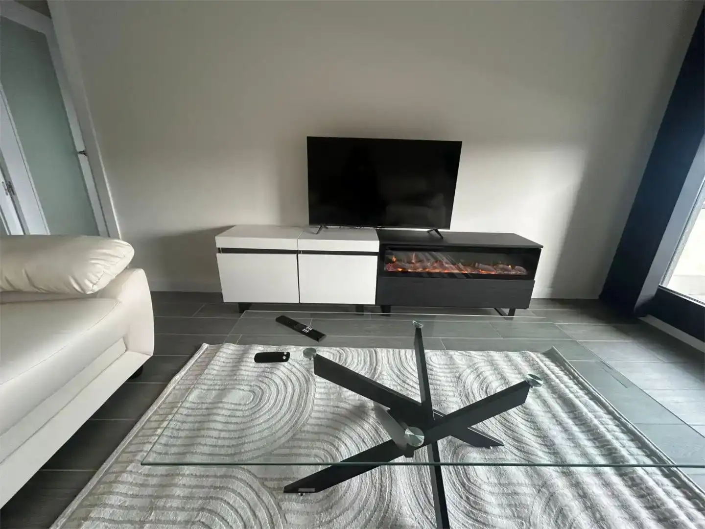 Sala d'estar de Pis en venda en Humanes de Madrid amb Aire condicionat, Jardí privat i Traster