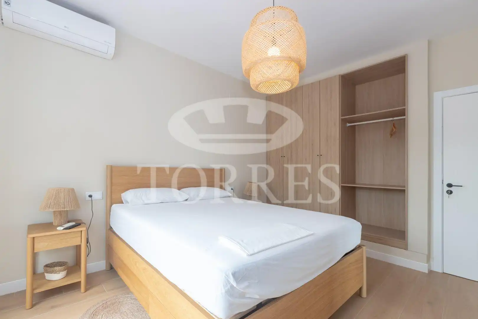 Schlafzimmer von Wohnung zur untervermieten in Vélez-Málaga mit Klimaanlage, Privatgarten und Terrasse