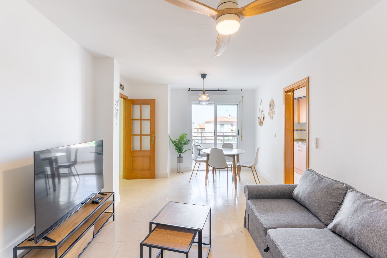 Living room of Apartment for sale in Garrucha  with Air Conditioner, Heating and Terrace