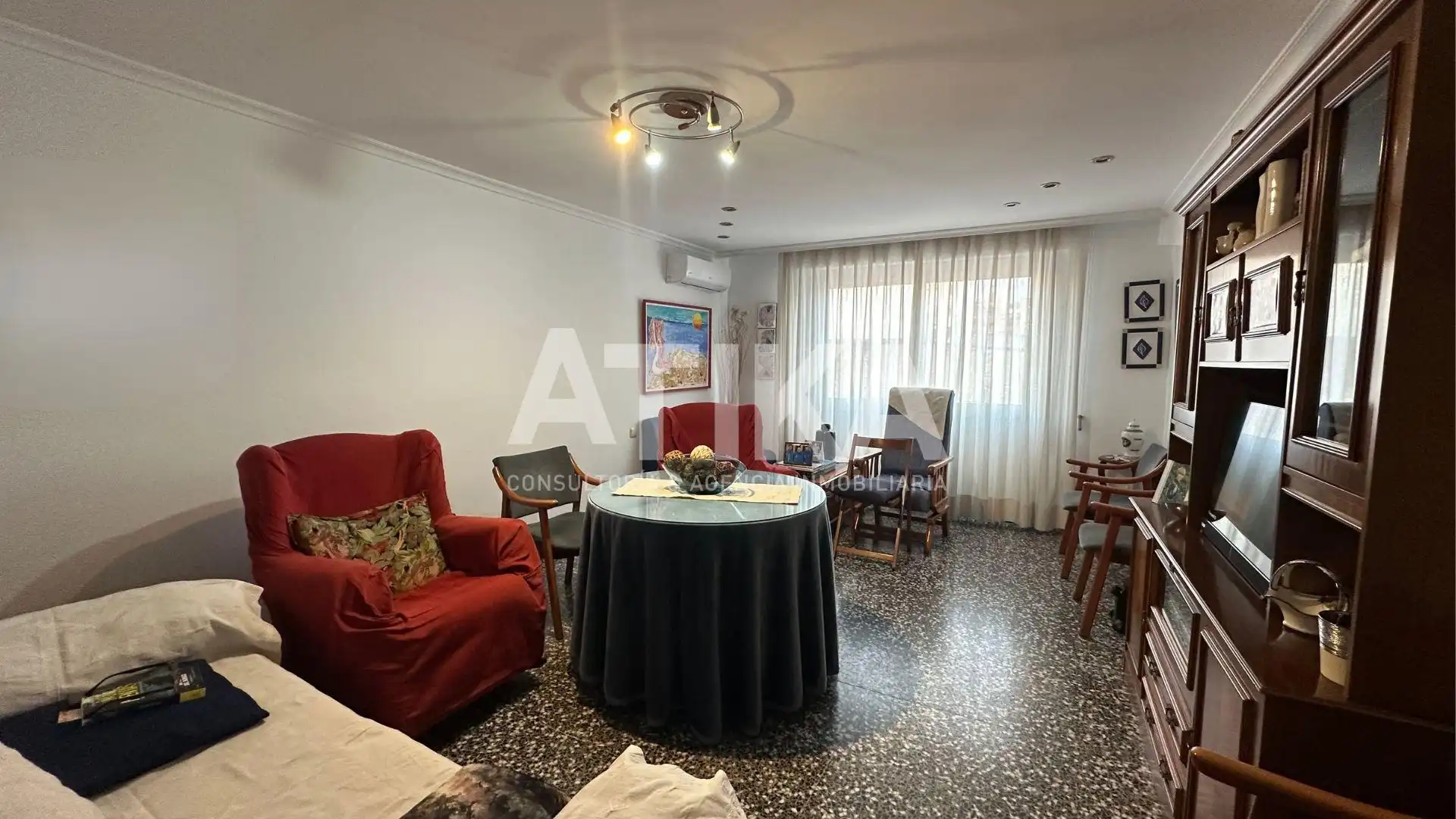 Wohnzimmer von Wohnung zum Verkauf in Ontinyent mit Klimaanlage, Heizung und Terrasse
