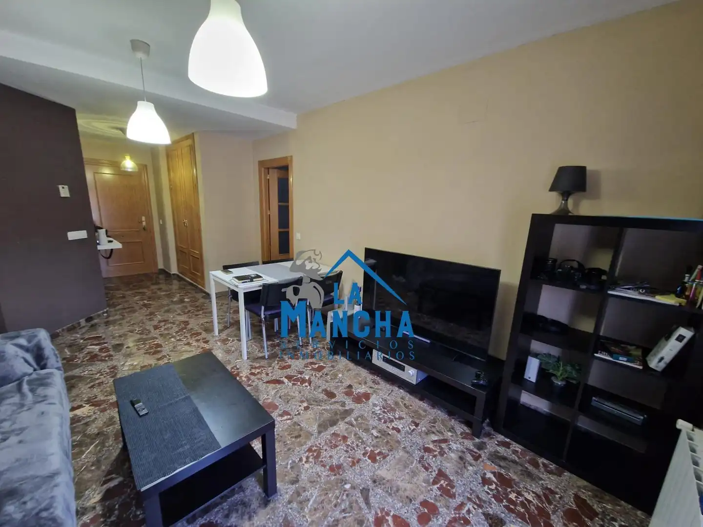 Living room of Flat for sale in Chinchilla de Monte-Aragón  with Heating, Terrace and Storage room