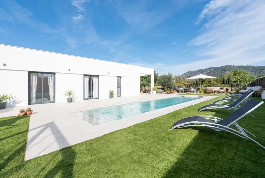 Jardí de Casa o xalet en venda en Sa Pobla amb Aire condicionat i Piscina