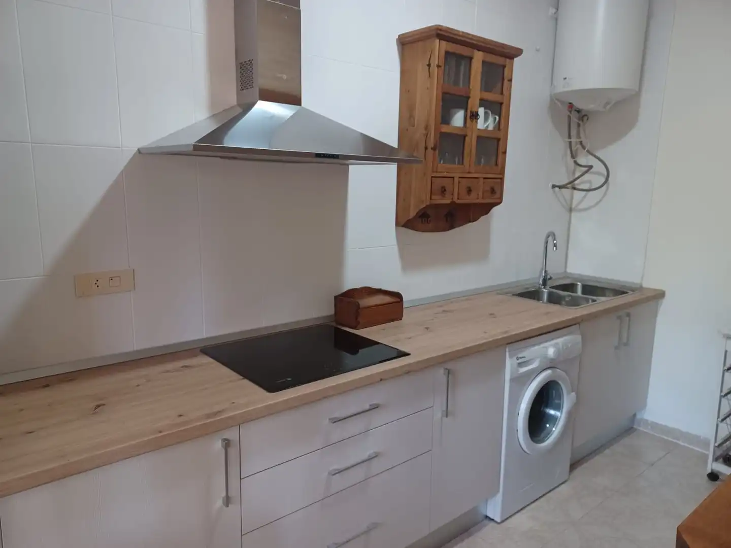 Küche von Einfamilien-Reihenhaus zum Verkauf in Almuradiel mit Heizung, Terrasse und Möbliert