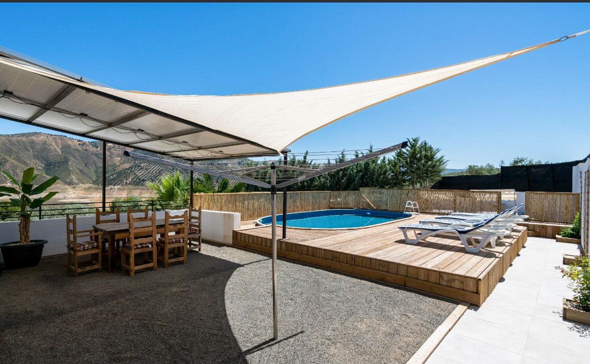 Terrace of Country house for sale in Iznájar  with Air Conditioner, Private garden and Terrace