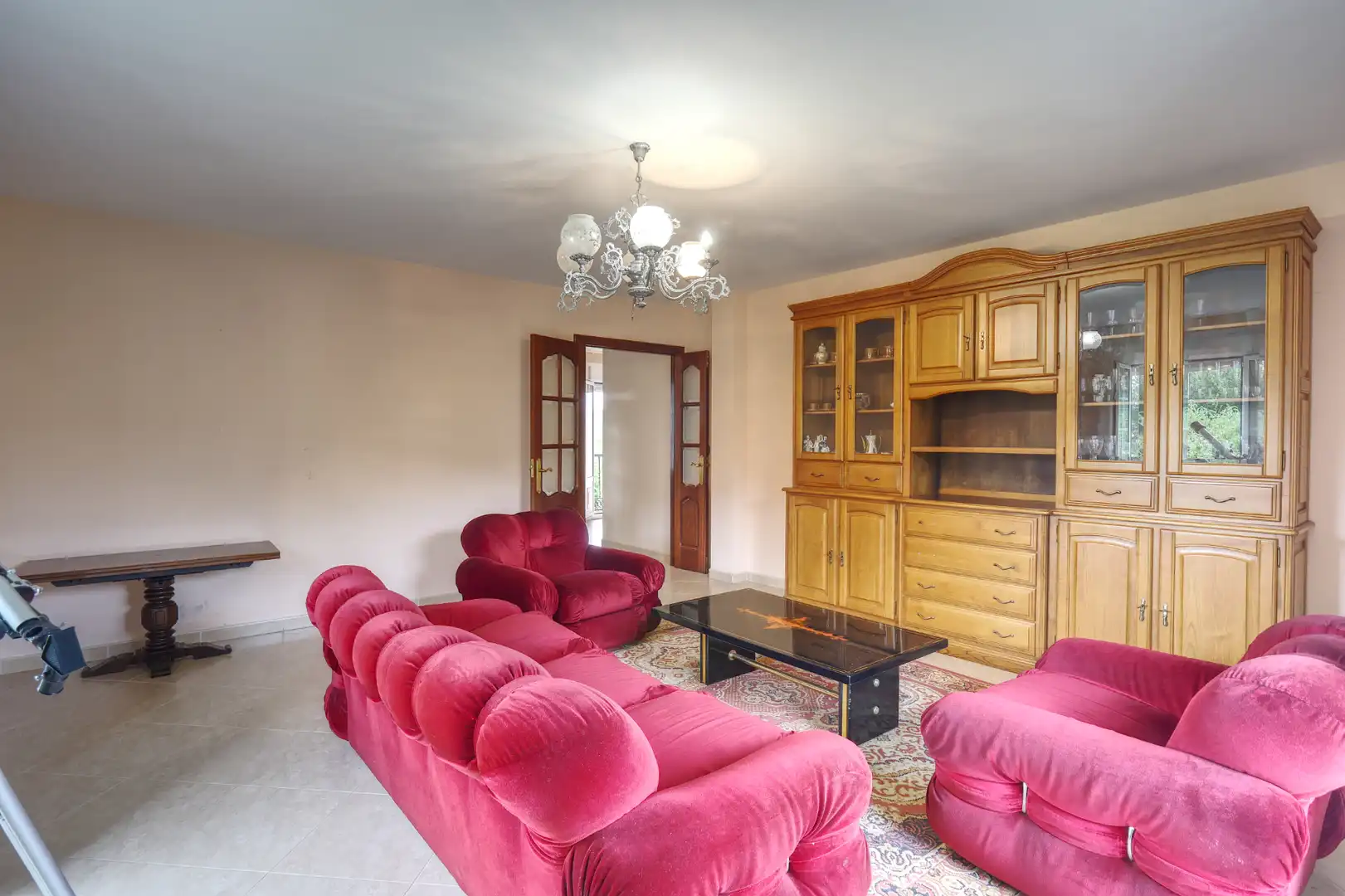 Living room of Houses for sale in Abegondo  with Heating, Private garden and Parquet flooring