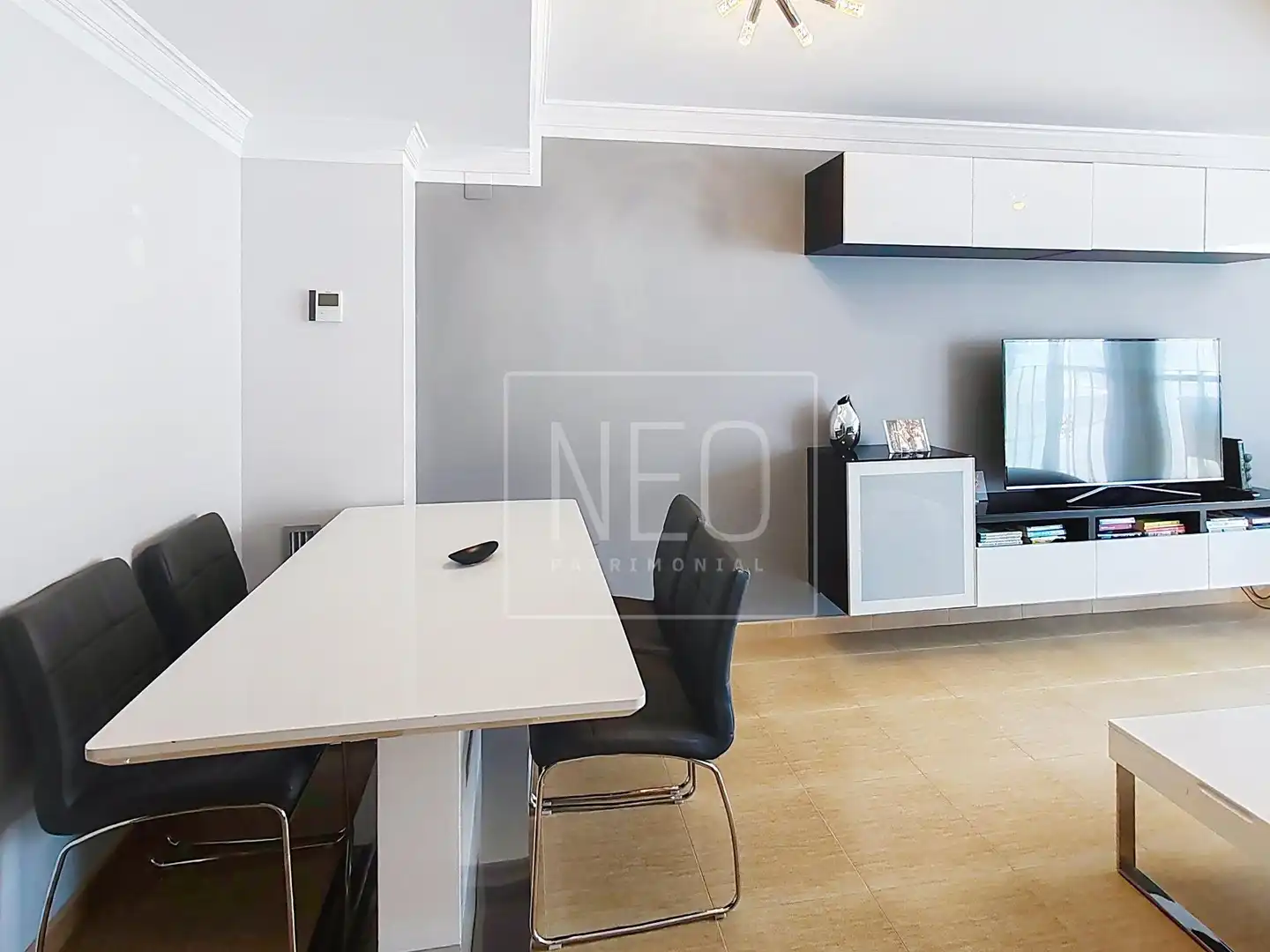 Sala de estar de Piso en venta en Simat de la Valldigna con Aire acondicionado, Calefacción y Trastero