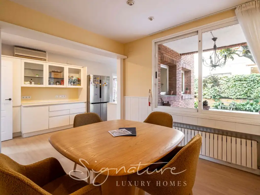 Comedor de Casa o chalet de alquiler en Sant Cugat del Vallès con Aire acondicionado, Jardín privado y Terraza