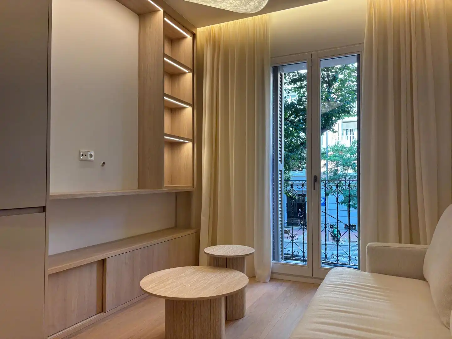 Sala de estar de Piso de alquiler en Madrid con Aire acondicionado, Calefacción y Terraza