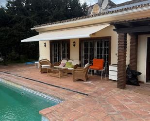 Terrace of House or chalet for sale in Marbella  with Private garden, Swimming Pool and Furnished