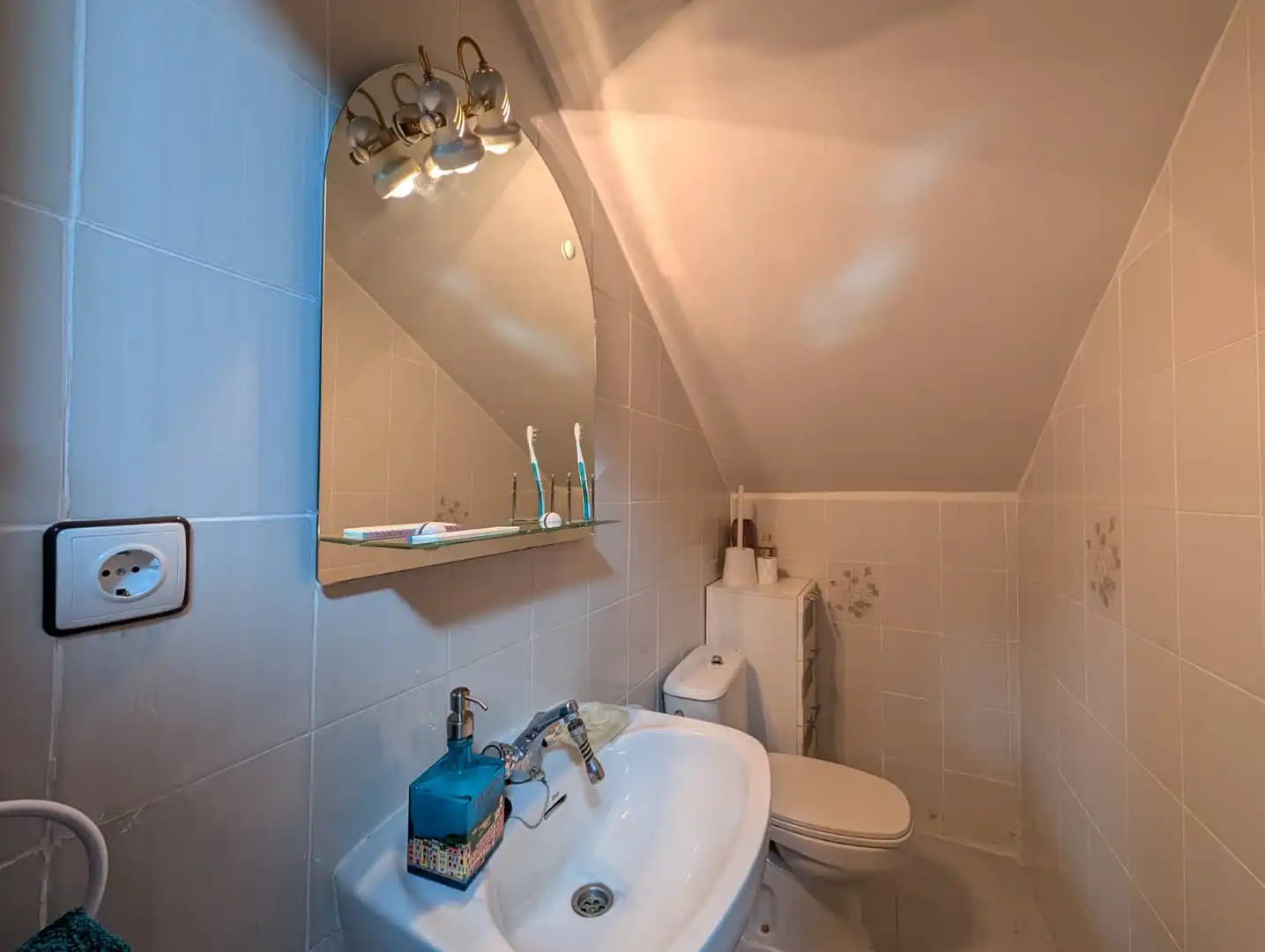 Badezimmer von Haus oder Chalet zum Verkauf in Zorraquín mit Heizung, Privatgarten und Terrasse