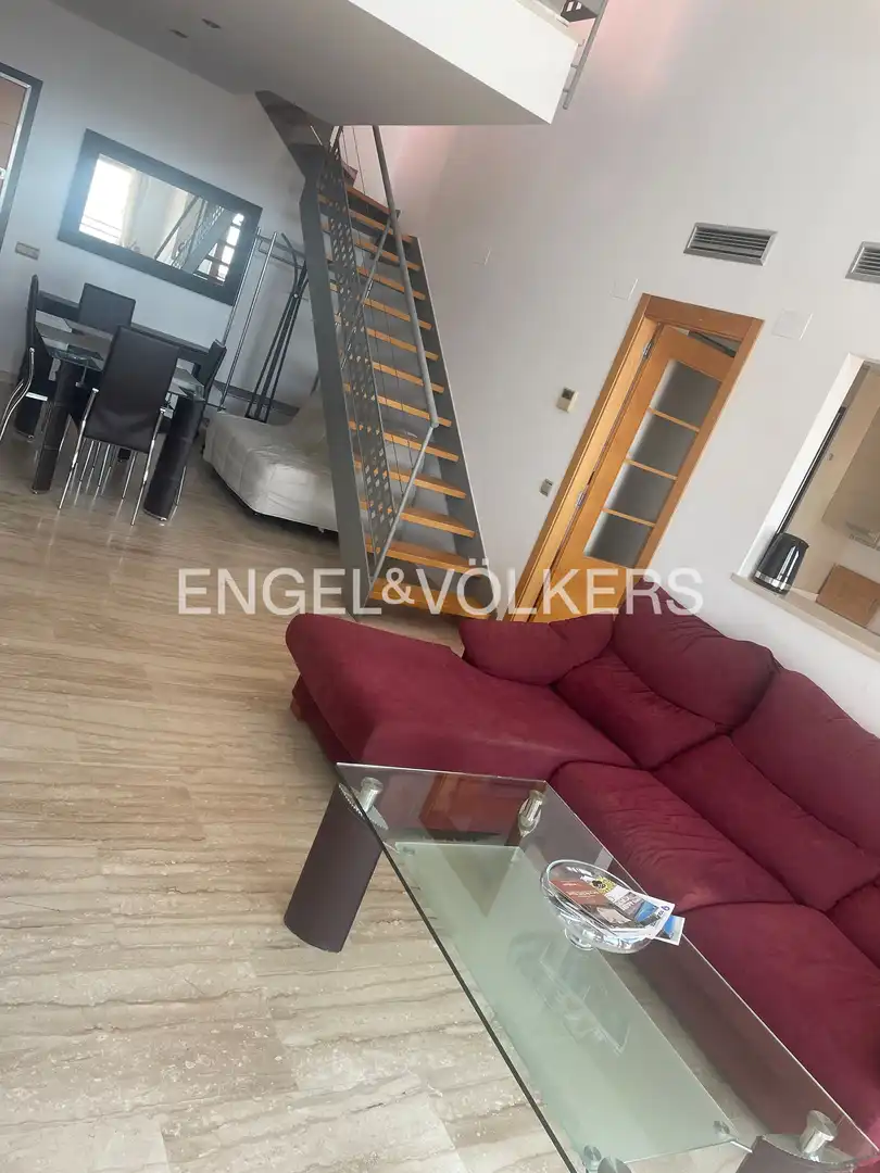 Sala d'estar de Apartament de lloguer en Oropesa del Mar / Orpesa amb Aire condicionat, Calefacció i Terrassa