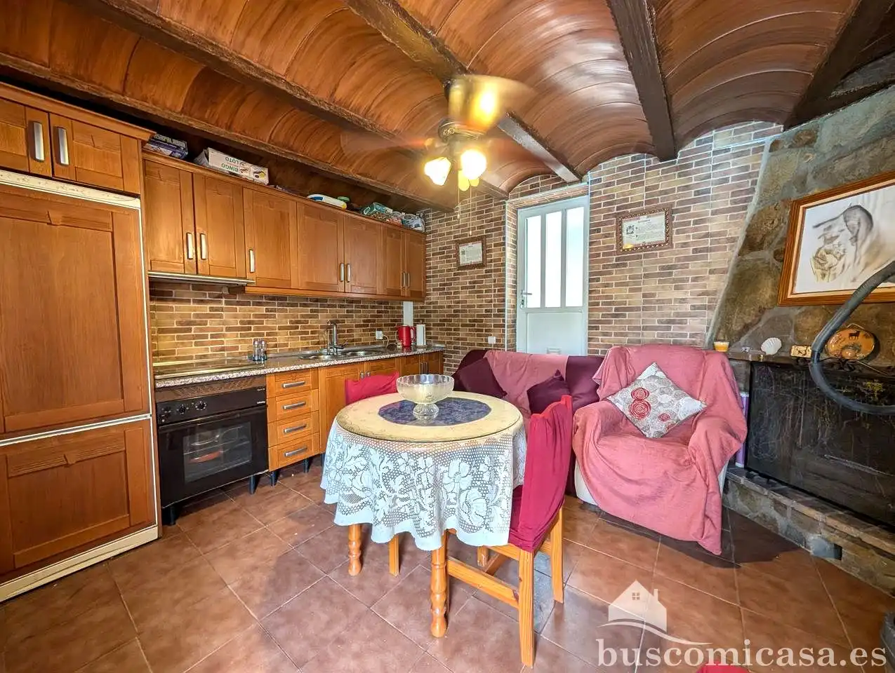 Cocina de Casa o chalet en venta en Linares con Aire acondicionado, Jardín privado y Terraza