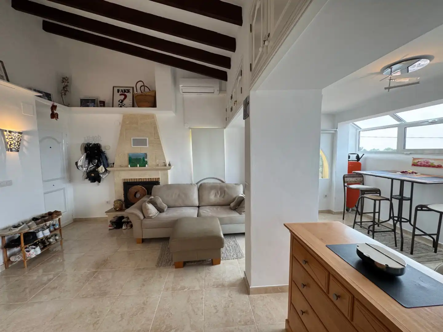 Sala de estar de Apartamento en venta en Moraira con Aire acondicionado, Calefacción y Terraza