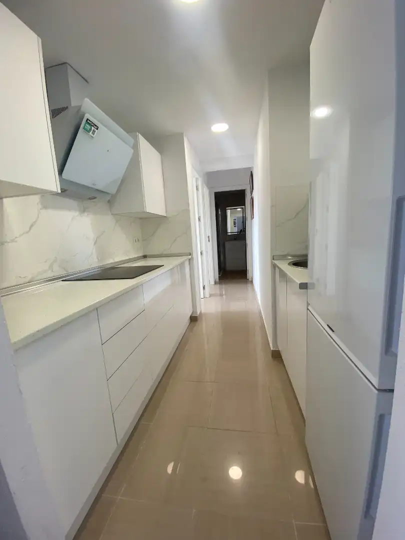 Kitchen of Flat for rent in Málaga  with Air Conditioner, Furnished and Washing machine