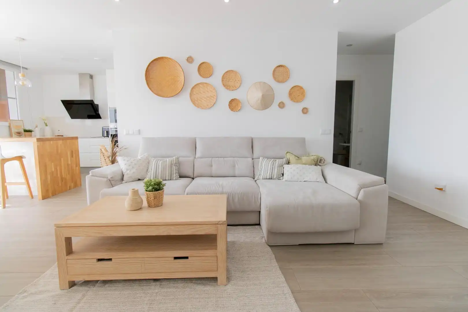 Living room of Attic for sale in Rafelbuñol / Rafelbunyol  with Air Conditioner, Terrace and Storage room