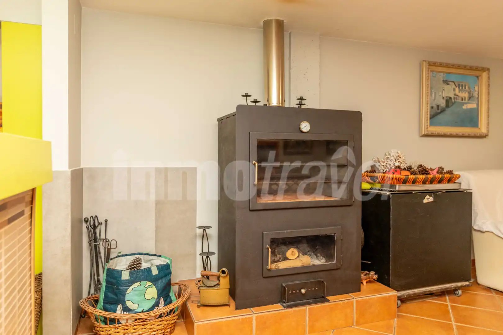 Cocina de Casa o chalet en venta en Sanxenxo con Calefacción, Jardín privado y Parquet
