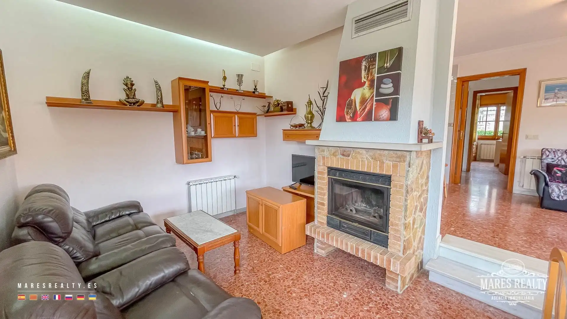 Sala d'estar de Casa o xalet en venda en Lloret de Mar amb Calefacció, Jardí privat i Terrassa