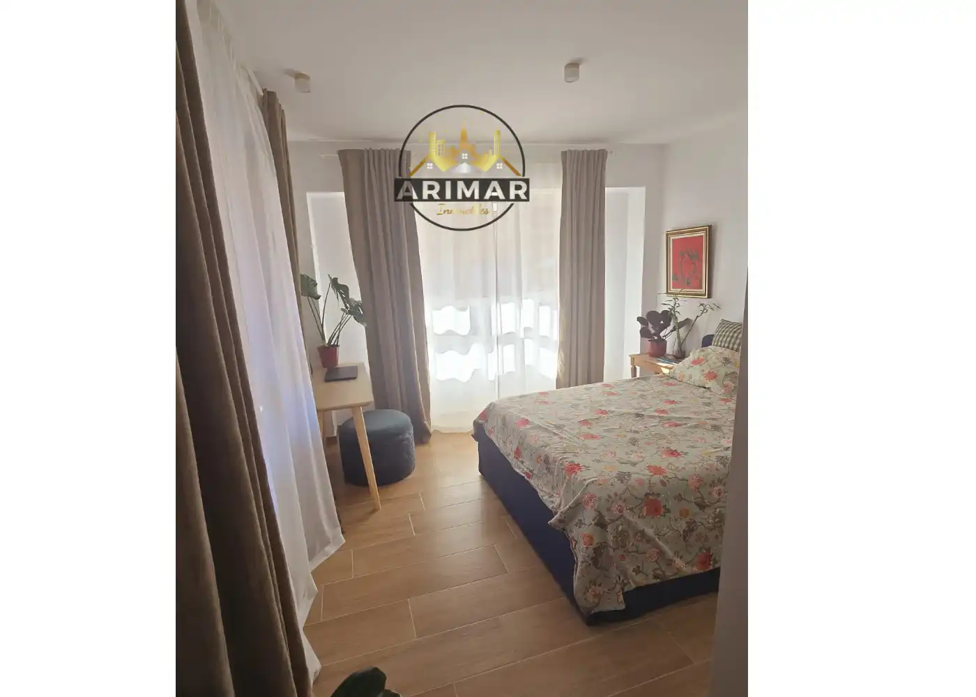 Schlafzimmer von Wohnung zum Verkauf in Castellón de la Plana / Castelló de la Plana mit Möbliert, Ofen und Waschmaschine