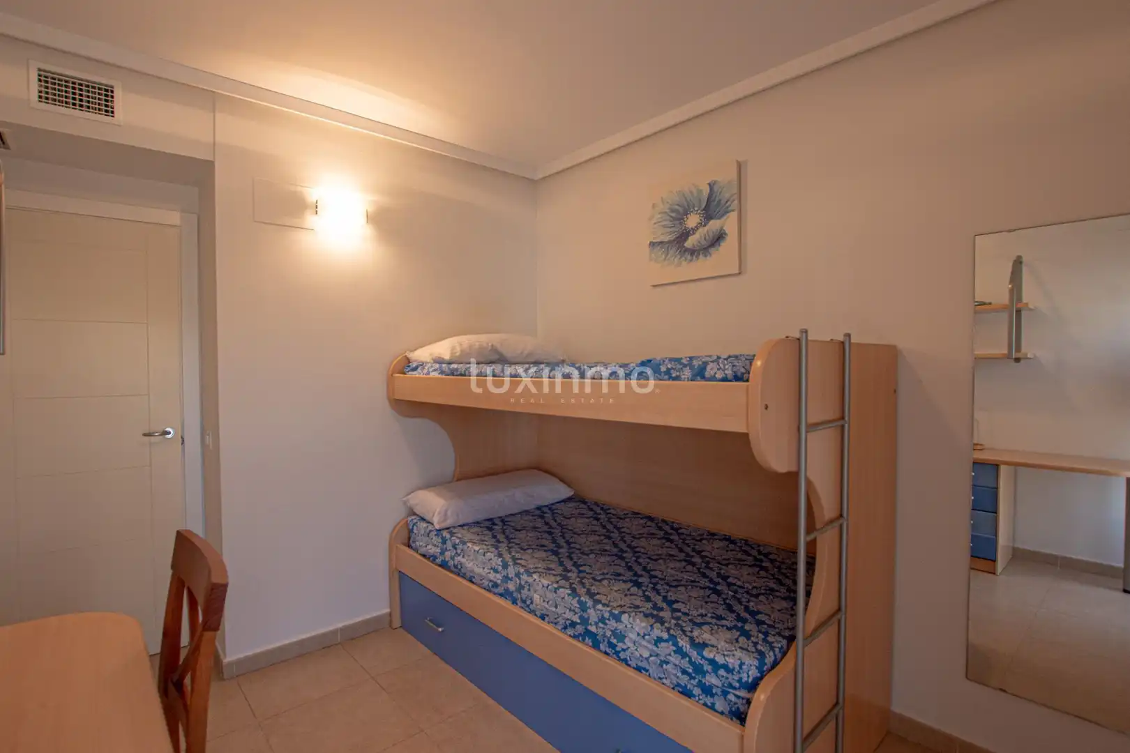 Bedroom of Flat for sale in Calpe / Calp  with Air Conditioner, Terrace and Storage room