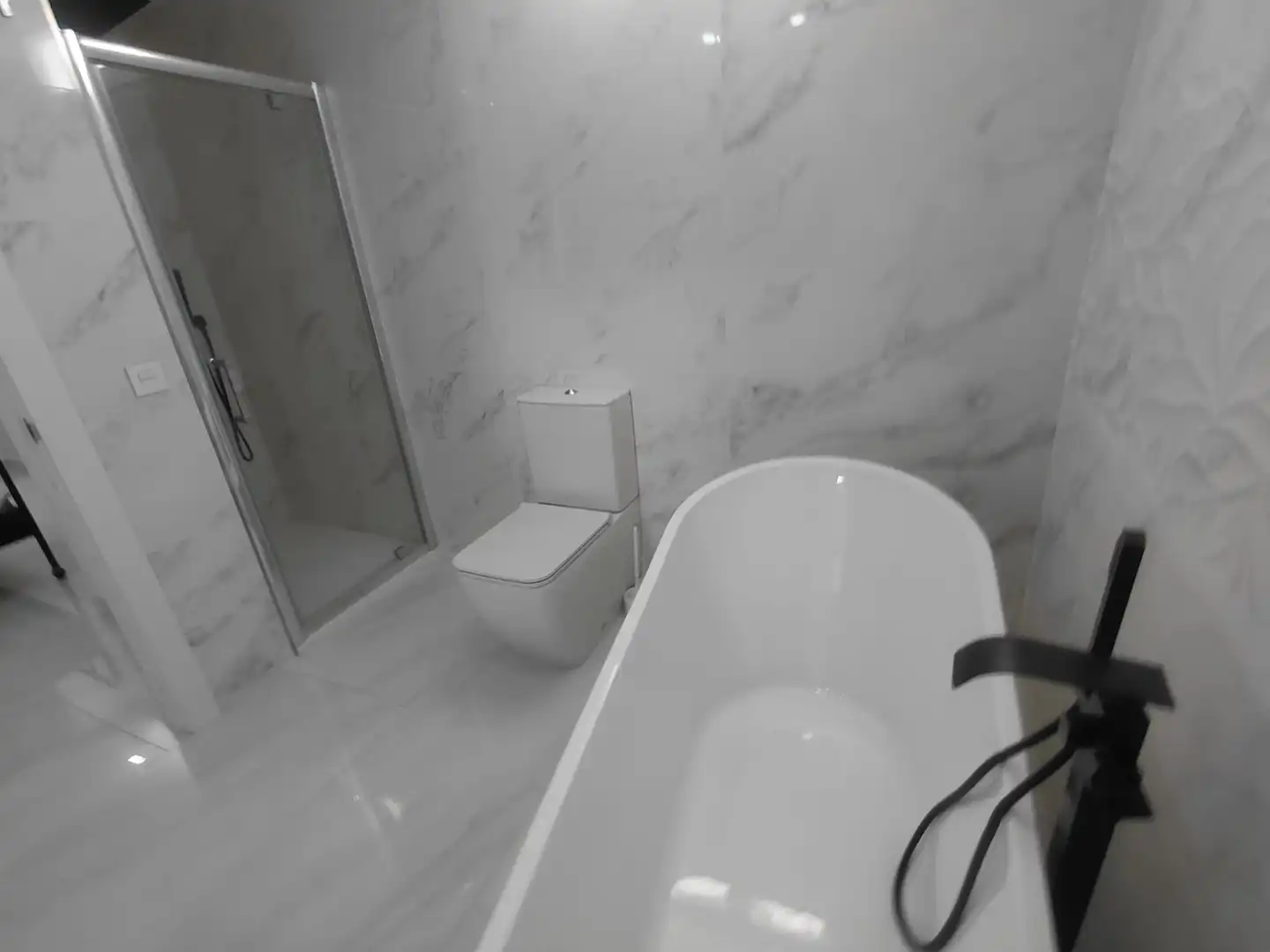 Baño de Casa o chalet de alquiler en La Nucia con Aire acondicionado, Jardín privado y Terraza