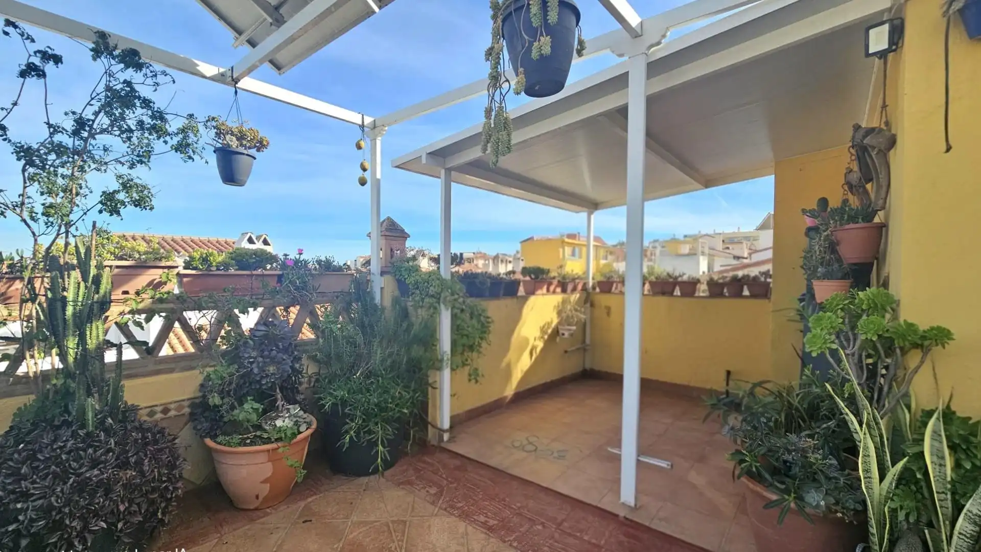 Terraza de Casa adosada en venta en Mijas con Aire acondicionado, Terraza y Trastero