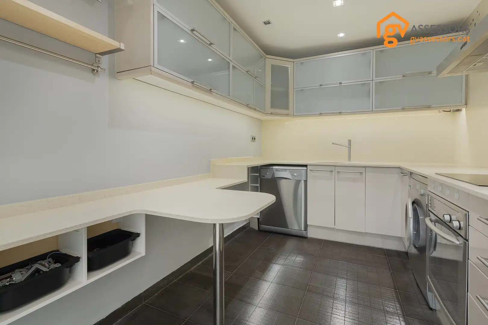 Cocina de Piso en venta en Barcelona con Aire acondicionado, Calefacción y Parquet