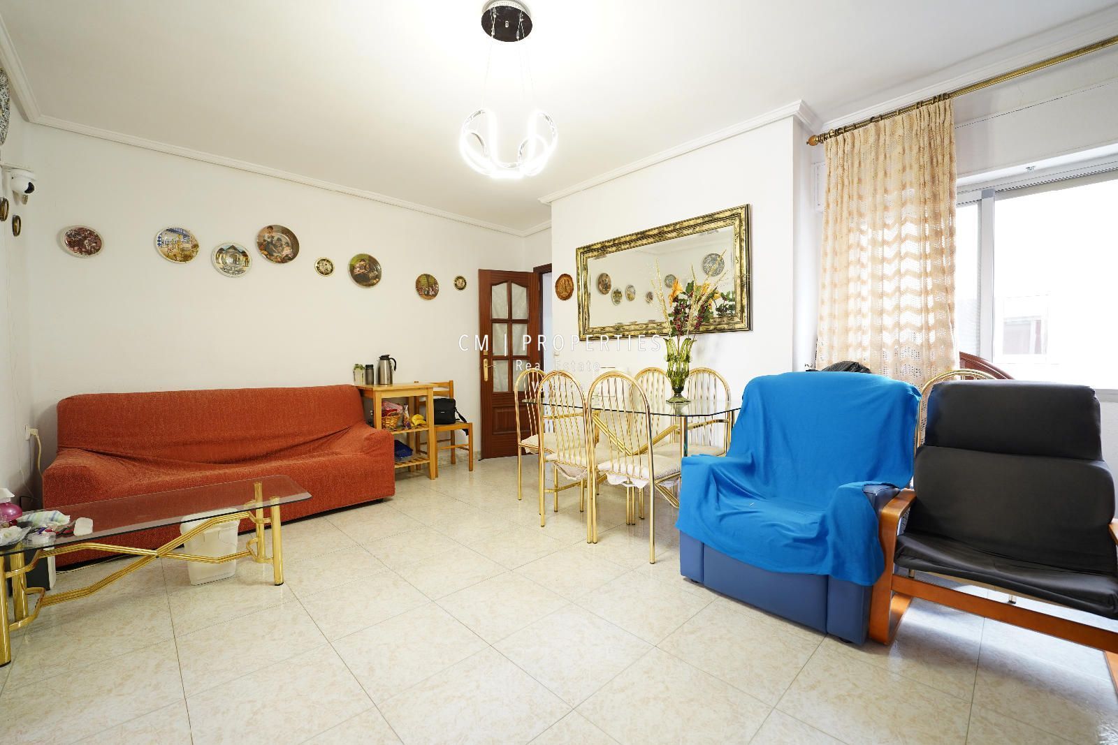 Living room of Flat for sale in  Valencia Capital  with Air Conditioner, Terrace and Storage room