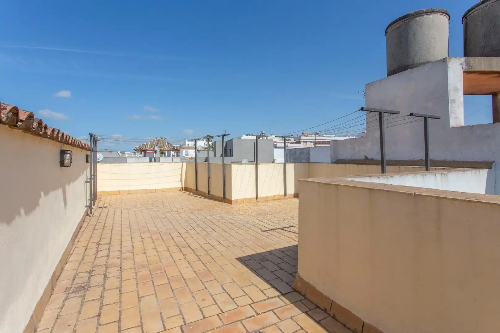 Terrasse von Wohnung zum Verkauf in Jerez de la Frontera mit Klimaanlage, Heizung und Parkett