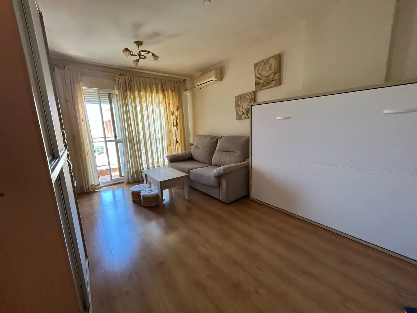 Wohnzimmer von Wohnung zur Miete in Ciudad Real mit Klimaanlage, Heizung und Terrasse