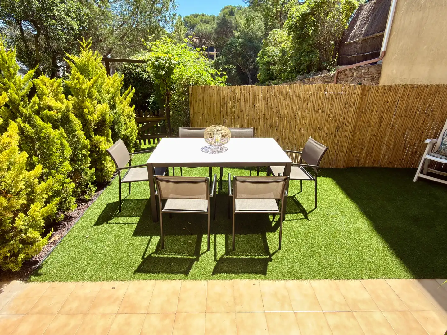 Terrasse von Wohnungen zur Miete in Palafrugell mit Heizung, Privatgarten und Möbliert