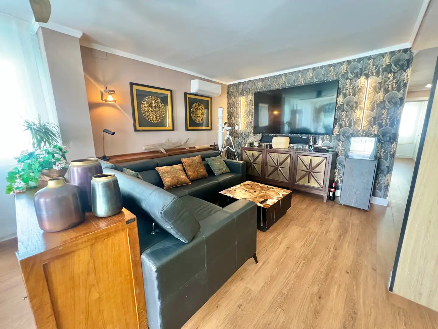 Sala de estar de Apartamento en venta en Alcalà de Xivert con Aire acondicionado, Terraza y Amueblado