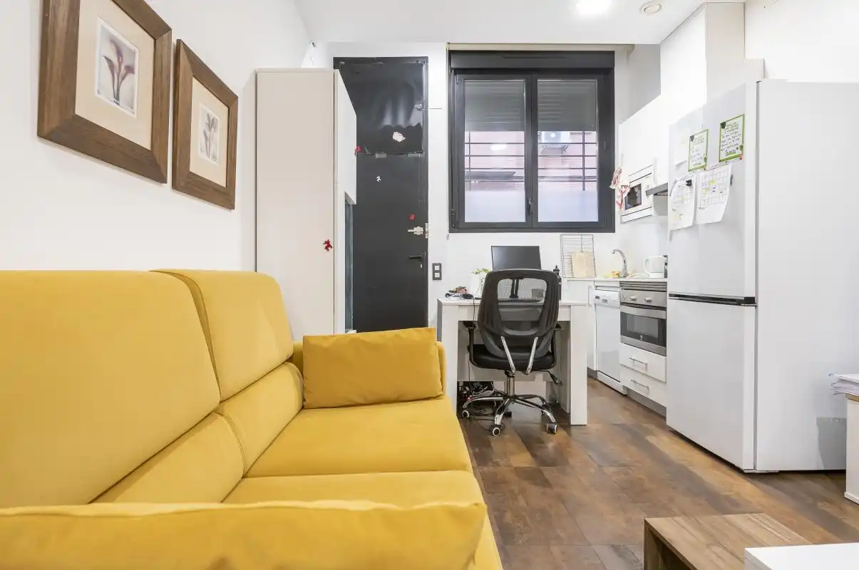 Wohnzimmer von Wohnung zum Verkauf in Madrid mit Klimaanlage, Heizung und Möbliert