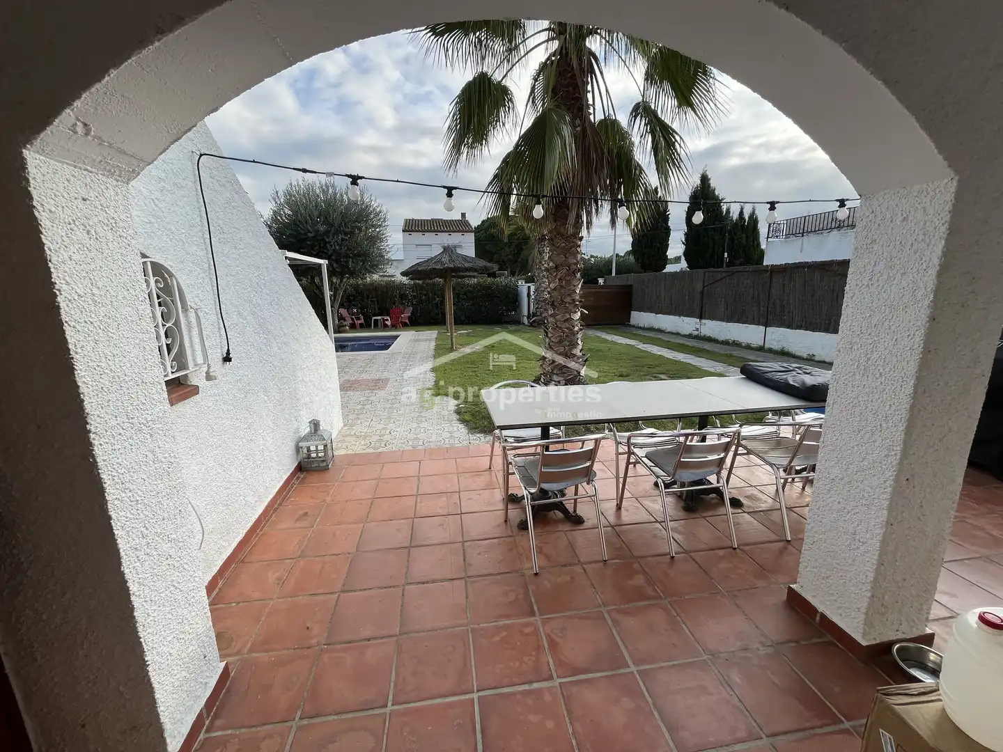 Terrassa de Casa o xalet en venda en Castelló d'Empúries amb Aire condicionat, Parquet i Piscina