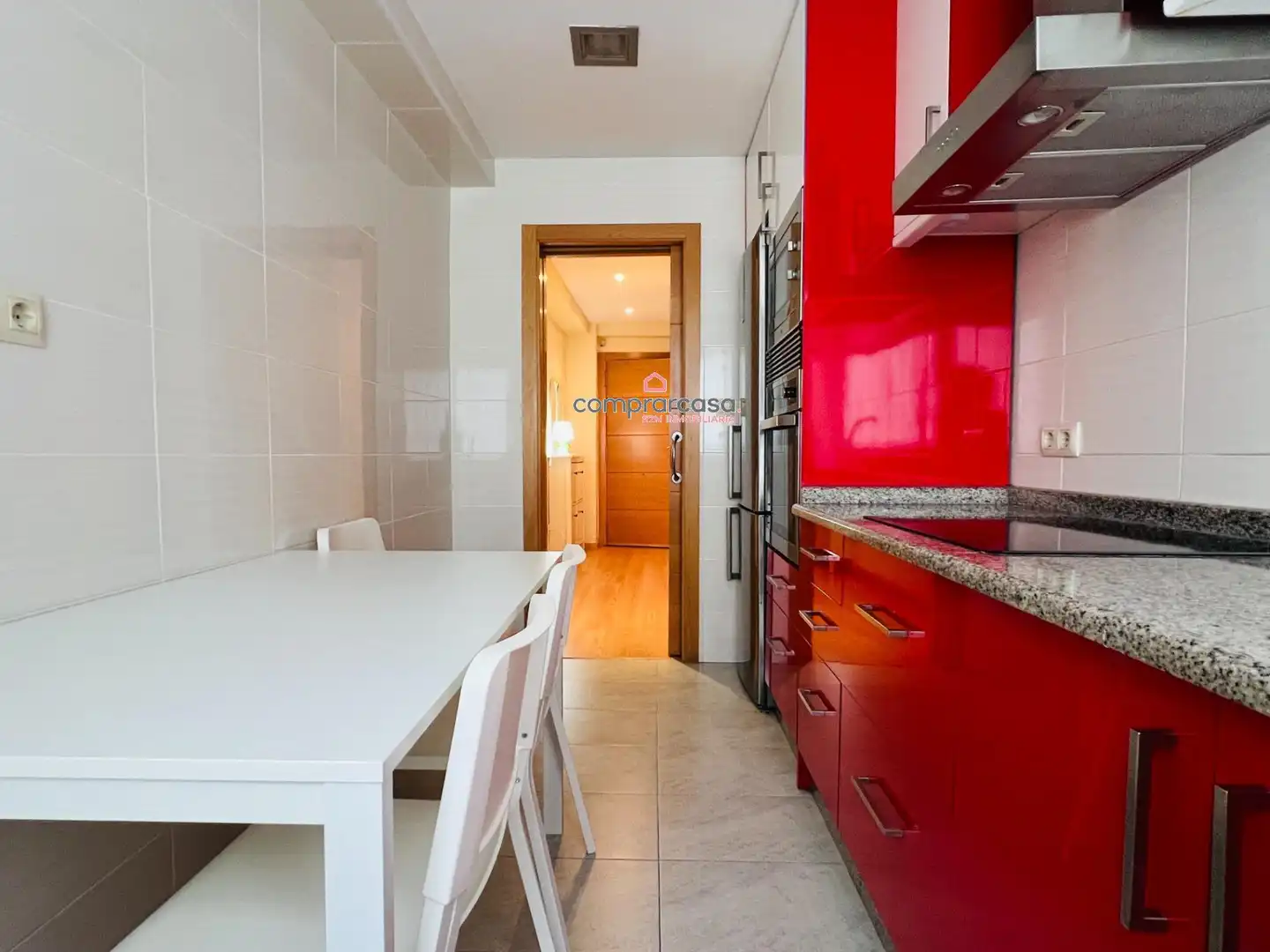 Kitchen of Flat for rent in A Coruña Capital   with Furnished