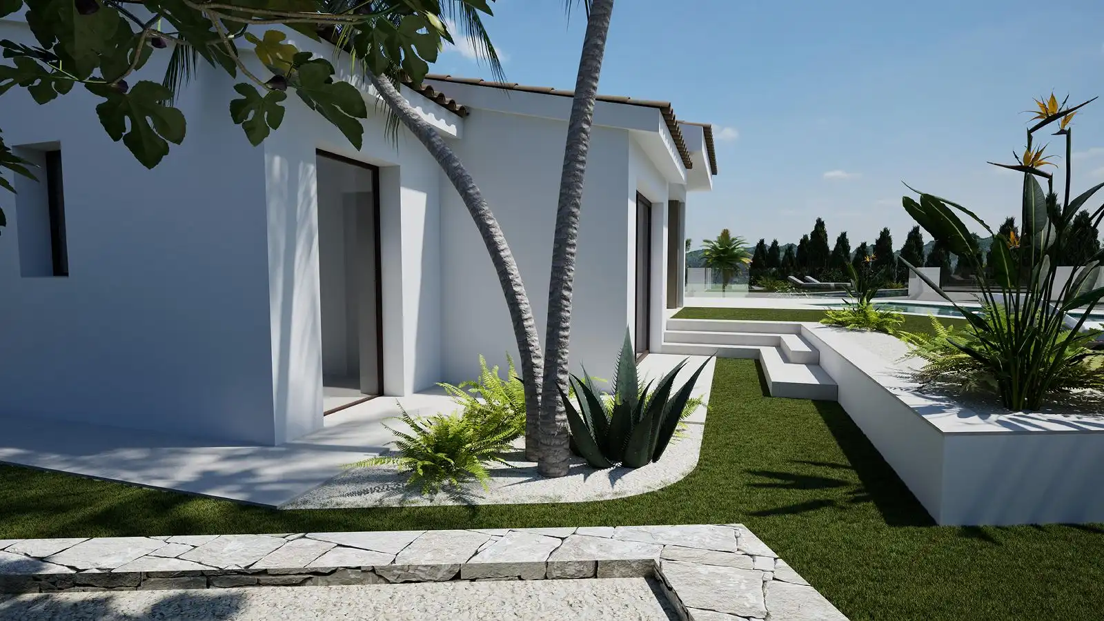 Garden of Houses for sale in Altea
