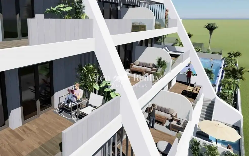 Terrasse von Wohnungen zum Verkauf in San Miguel de Abona mit Klimaanlage, Terrasse und Abstellraum