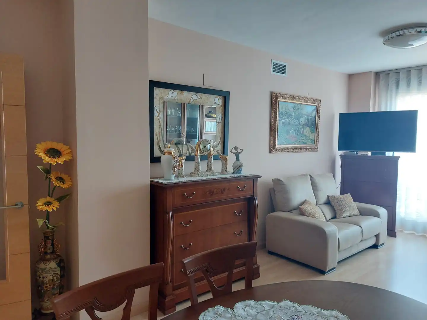 Sala de estar de Piso en venta en Valencia con Aire acondicionado y Balcón