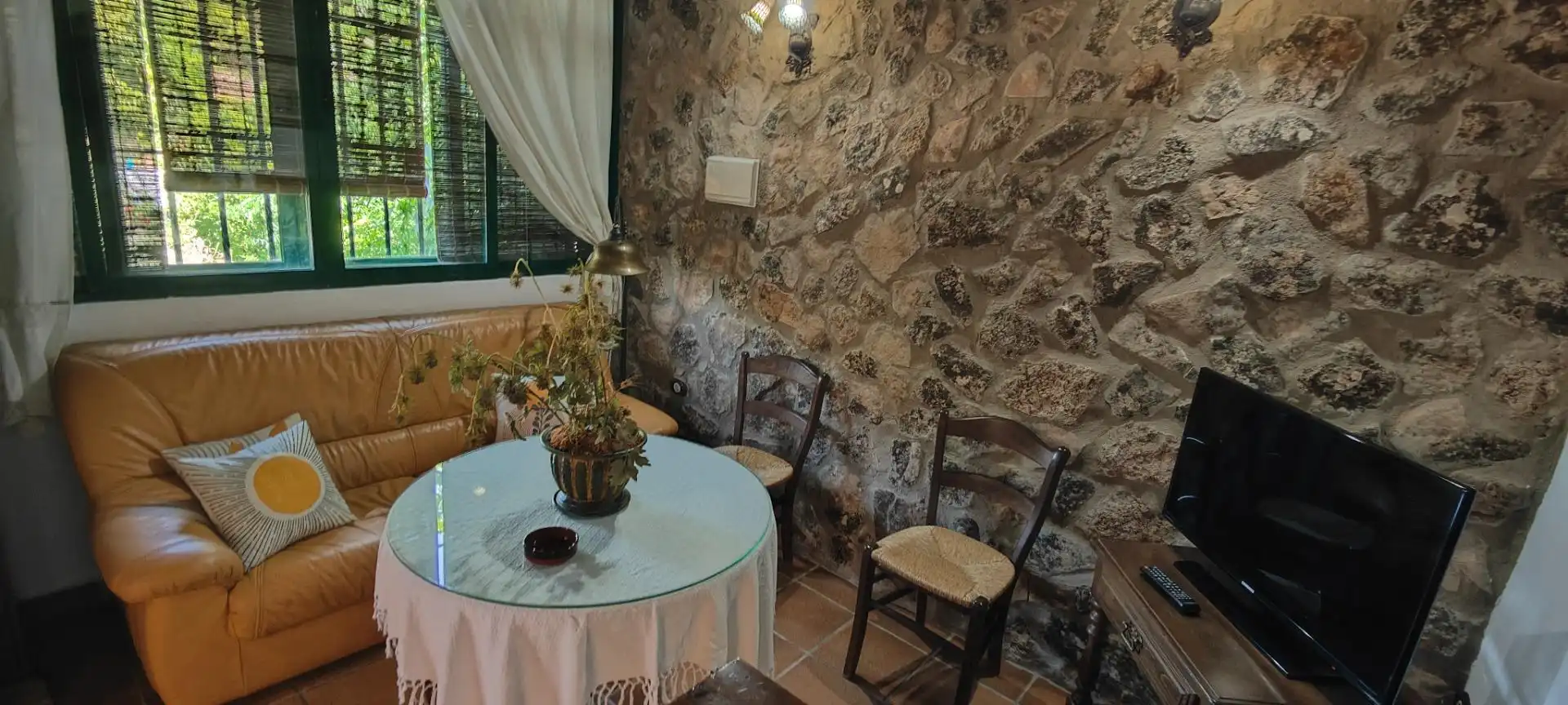 Comedor de Finca rústica en venta en La Lapa con Aire acondicionado, Jardín privado y Terraza