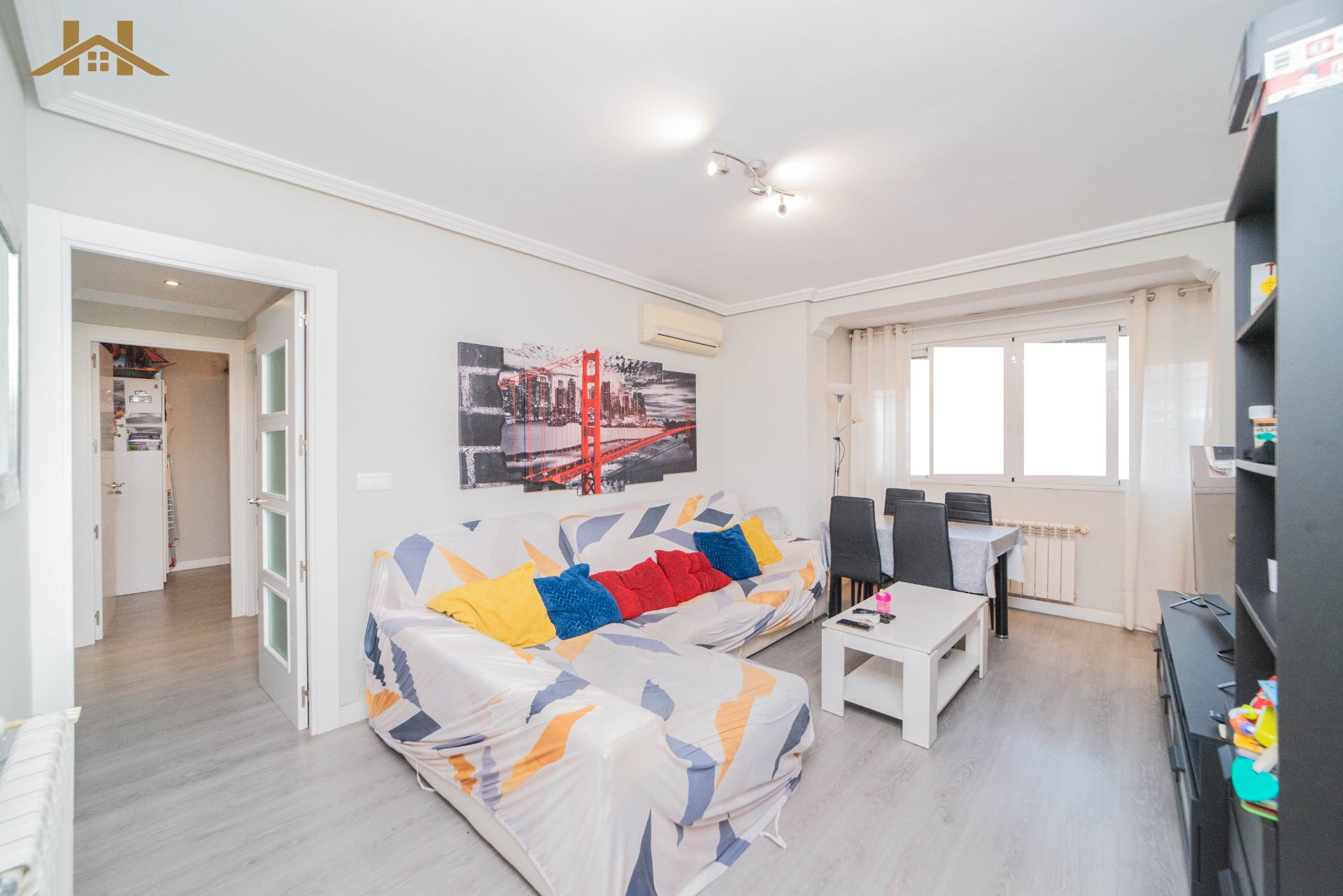 Sala de estar de Piso en venta en Leganés con Aire acondicionado, Calefacción y Horno