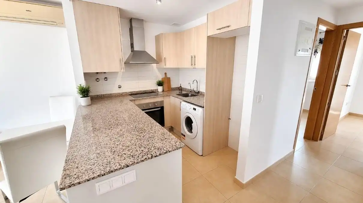 Cuina de Planta baixa en venda en Alhama de Murcia amb Aire condicionat, Calefacció i Jardí privat