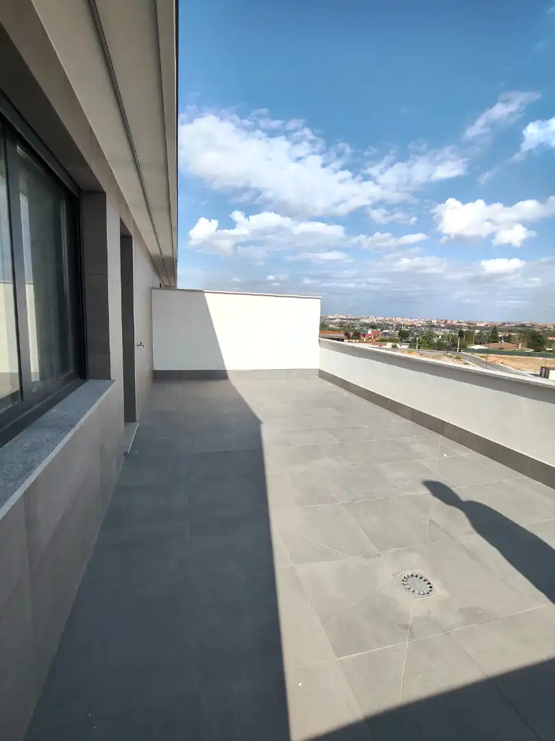 Terraza de Casa o chalet en venta en Carbajosa de la Sagrada con Calefacción, Jardín privado y Terraza