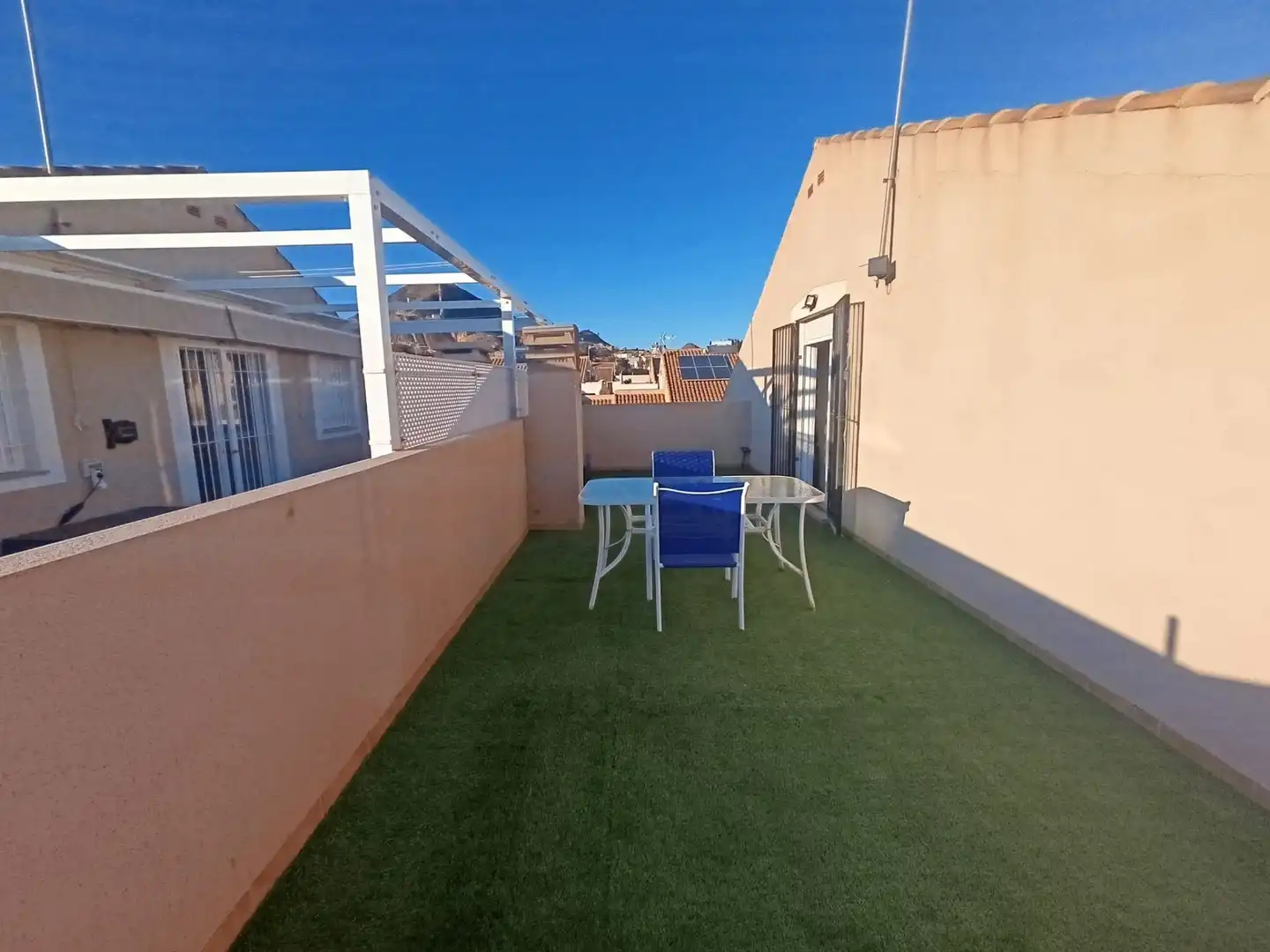 Terraza de Casa o chalet en venta en Mazarrón con Aire acondicionado, Calefacción y Jardín privado