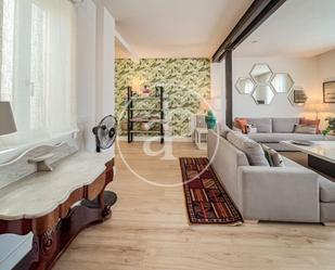 Sala d'estar de Pis de lloguer en  Madrid Capital amb Aire condicionat, Calefacció i Moblat
