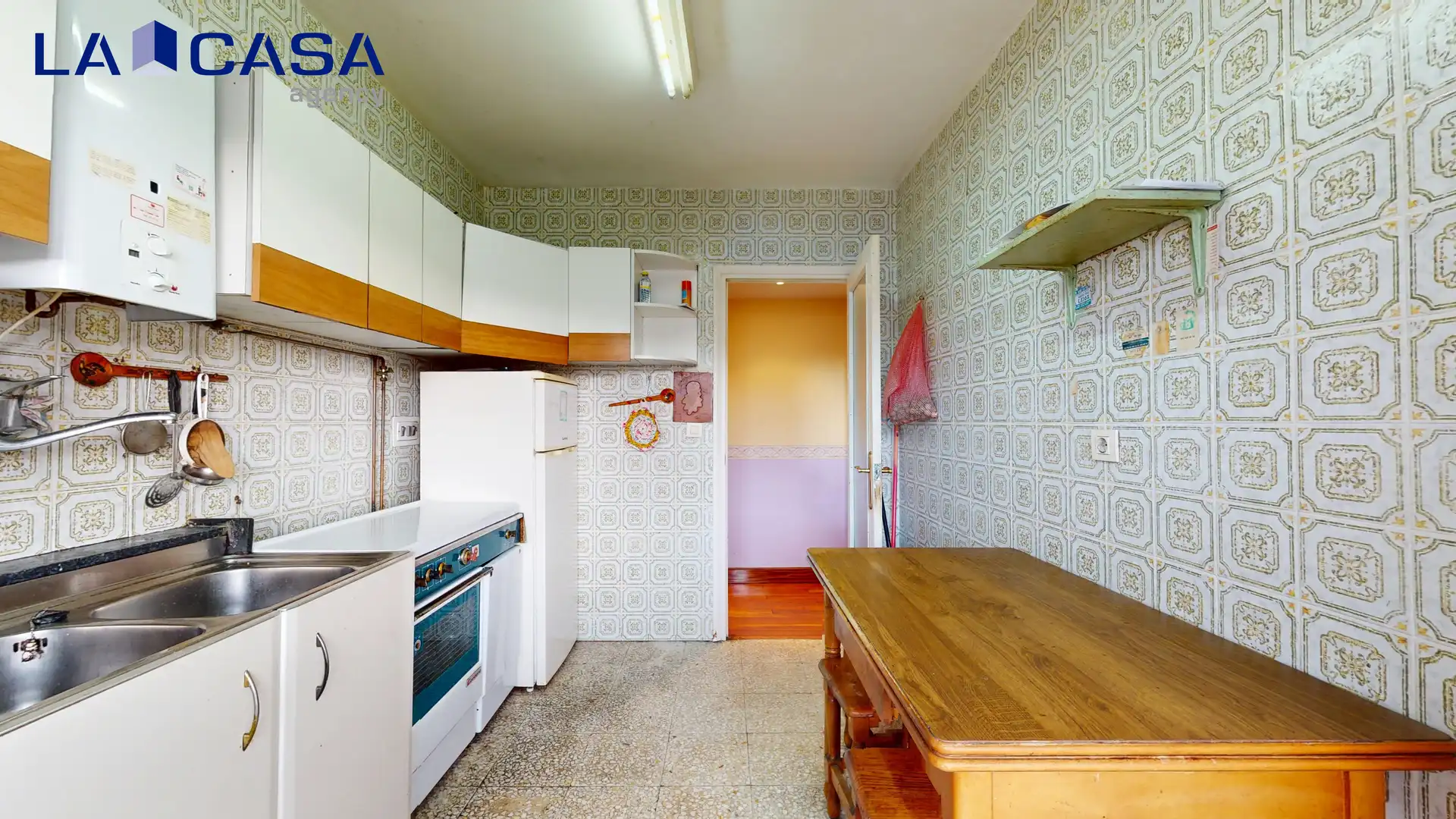 Cocina de Piso en venta en Leioa con Terraza