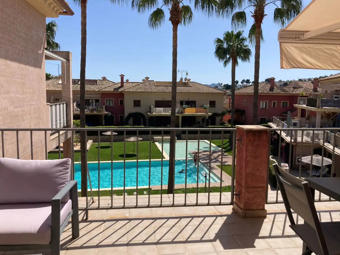 Swimming pool of Attic for sale in Moraira  with Air Conditioner, Heating and Terrace