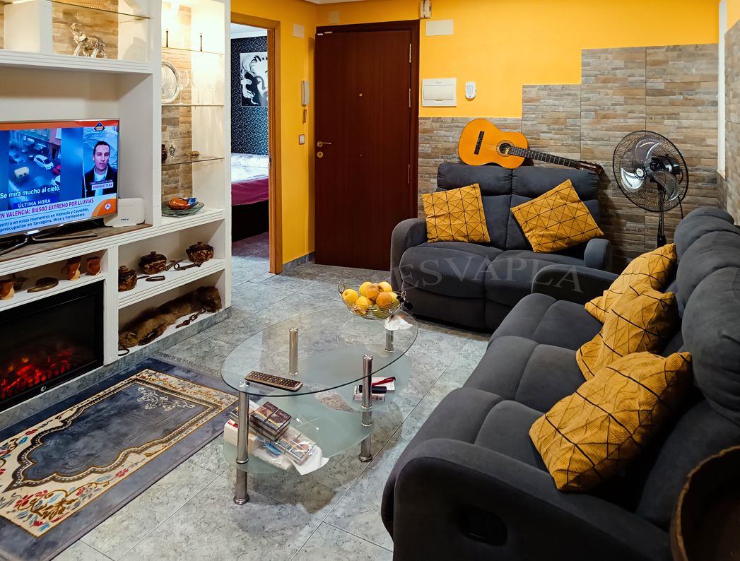 Living room of Flat to rent in Alicante / Alacant  with Furnished, Washing machine and Microwave