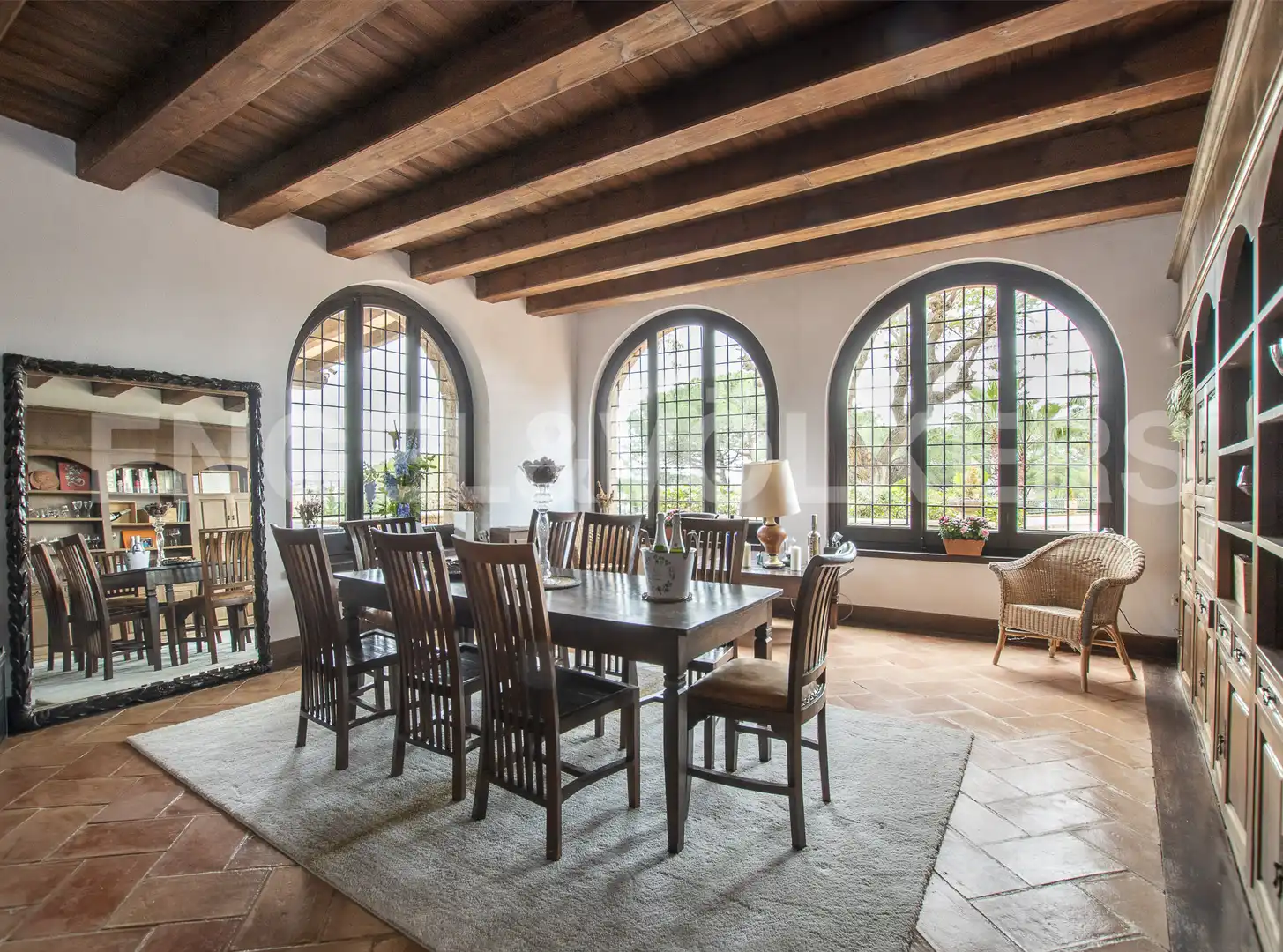 Dining room of Houses for sale in Castelldefels  with Air Conditioner, Heating and Private garden