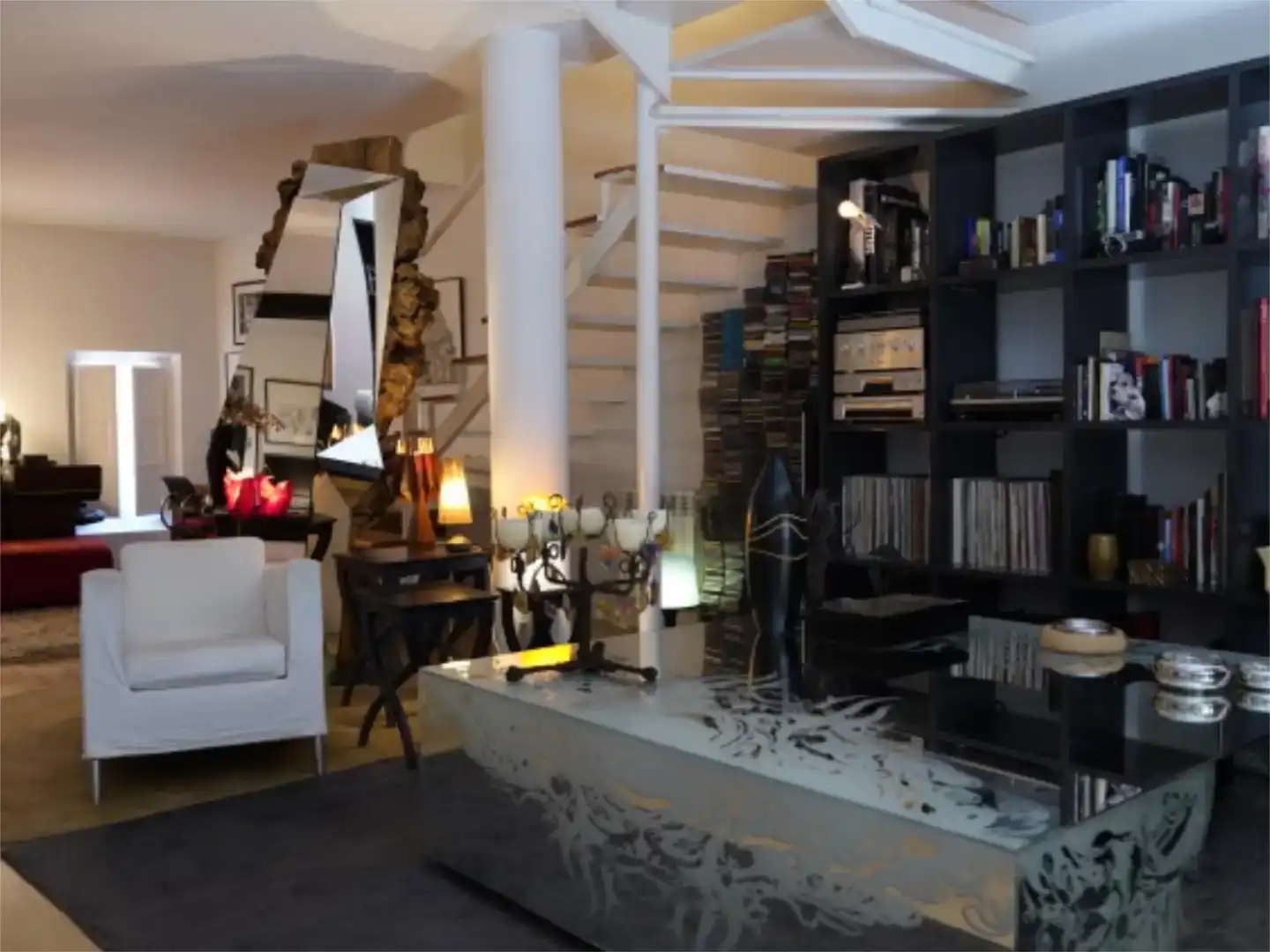 Sala de estar de Finca rústica en venta en El Perdigón  con Aire acondicionado, Jardín privado y Parquet
