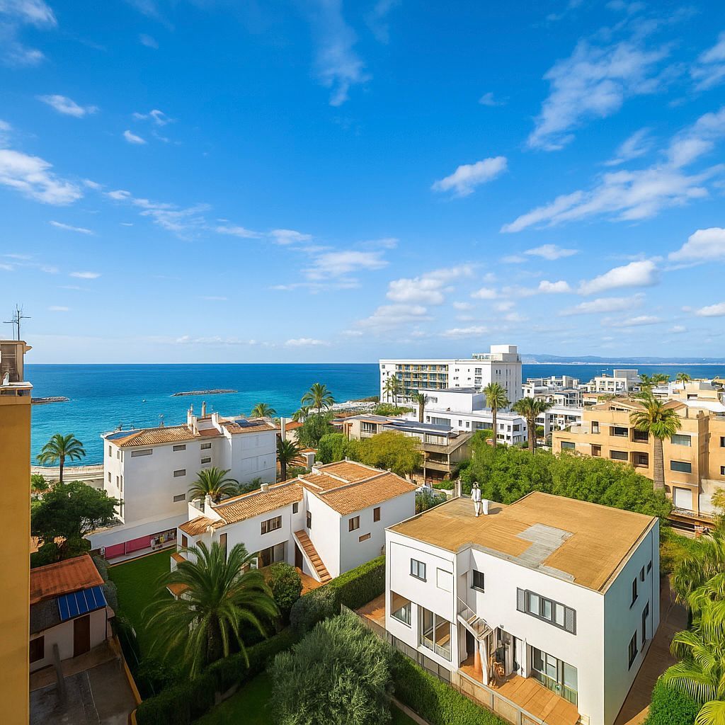 Exterior view of Attic for sale in  Palma de Mallorca  with Air Conditioner, Terrace and Storage room