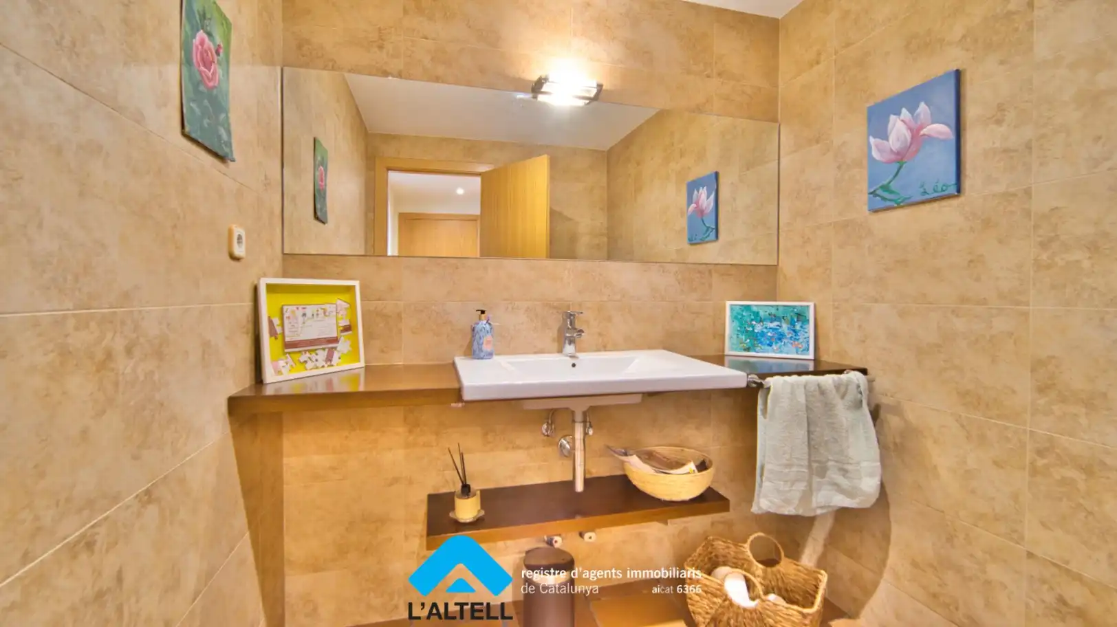 Baño de Casa o chalet en venta en L'Ametlla del Vallès con Aire acondicionado, Calefacción y Jardín privado